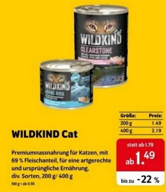 Das Futterhaus Wildkind Cat Angebot