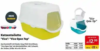Das Futterhaus Katzentoilette "Vico"/"Vico Open Top" Angebot