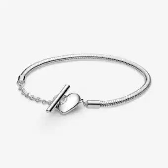 Pandora Pandora moments herz t-verschluss schlangen-gliederarmband Angebot