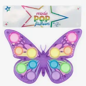 Claire's Rainbow butterfly hard mat popper fidget toy Angebot