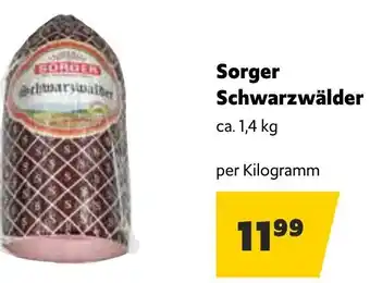 Landmarkt Sorger Schwarzwälder 1,4 kg Angebot