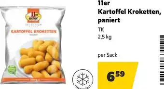 11er Kartoffel Kroketten Paniert 2,5 kg