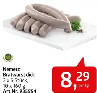 AGM Nemetz Bratwurst Dick 10 x 160 g Angebot