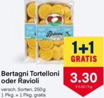 MPreis Bertagni Tortelloni oder Ravioli 250 g Angebot