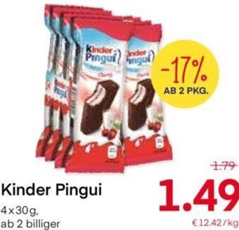 MPreis Kinder Pingui 4 x 30 g Angebot
