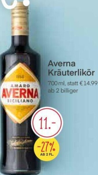 MPreis Averna Kräuterlikör 700 ml Angebot