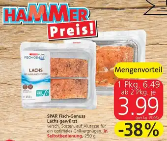 Spar Spar Fisch-Genuss Lachs Gewürzt 250g Angebot