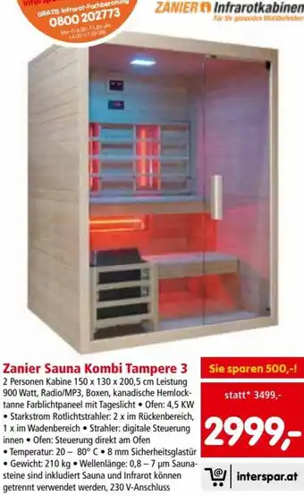 Zanier Sauna Kombi Tampere 3