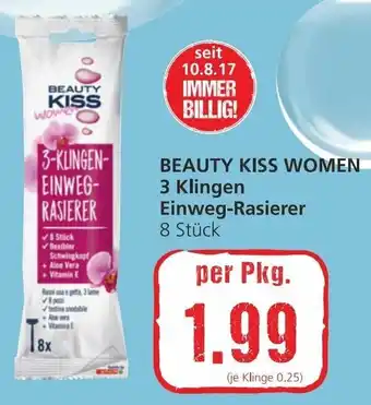 Spar Beauty Kiss Wowan 3 Klingen Einweg-Rasierer Angebot
