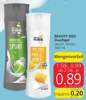 Spar Beauty Kiss Duschgel 300ml Angebot