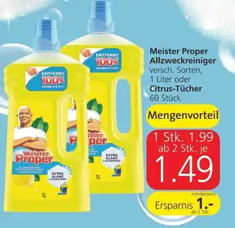 Spar Meister Proper Allzweckreiniger 1 Liter Angebot