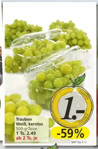 Spar Trauben Weiß 500g Angebot