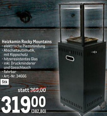Metro Heizkamin Rocky Mountains Angebot