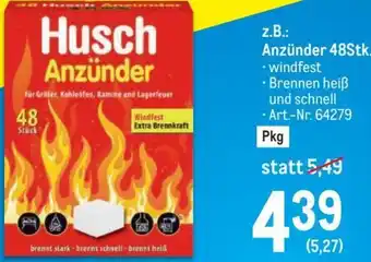 Metro Anzünder 48Stk. Angebot
