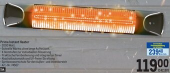 Metro Prime Instant Heater Angebot