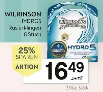 Bipa Wilkinson Hydro Rasierklingen Angebot
