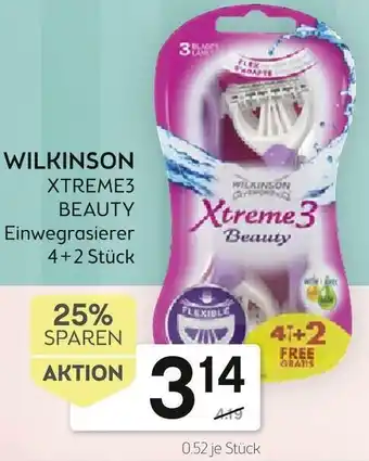 Bipa Wilkinson Xtreme3 Beauty Angebot