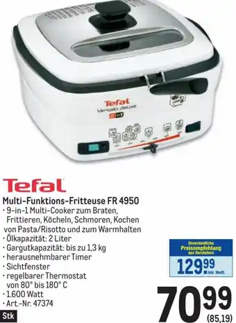 Metro Multi-Funktions-Fritteuse FR 4950 Angebot