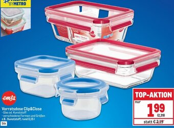 Metro Vorratsdose Clip&Close Angebot