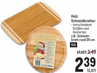 Metro Holz Schneidbretter Angebot