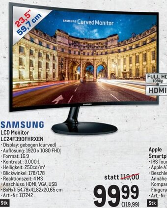 Metro LCD Monitor LC24F390FHRXEN Angebot