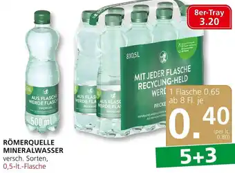 SPAR Gourmet Römerquelle Mineralwasser 0.5 lt Angebot