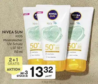 Bipa Nivea Sun Kids Mineralischer UV-Schutz Lsf 50+ 150ml Angebot