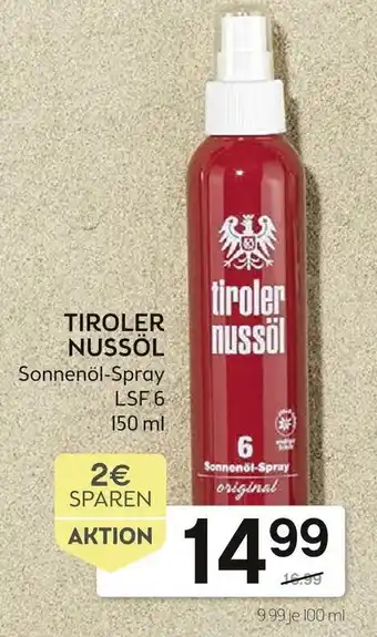 Bipa Tiroler Nussöl 150 ml Angebot