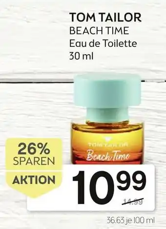 Bipa Tom Tailor Beach Time 30ml Angebot