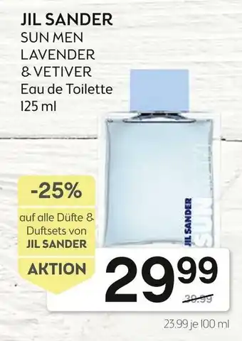 Bipa Jil Sander Sun Men Lavender & Vetiver 125ml Angebot