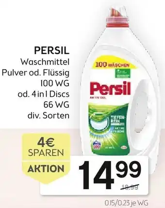 Bipa Persil Waschmittel 100Wg Angebot