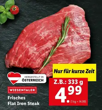 Lidl Frisches Flat Iron Steak 333g Angebot