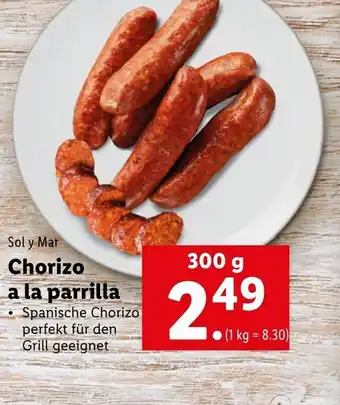 Lidl Chorizo A La Parrilla 300g Angebot