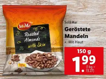 Lidl Geröstete Mandeln 150g Angebot