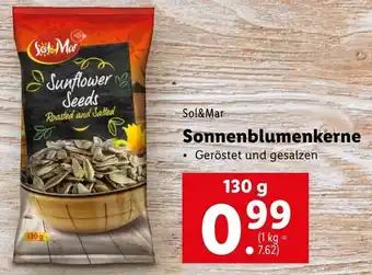 Lidl Sonnenblumenkerne 130g Angebot