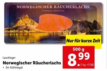Lidl Norwegischer Räucherlachs 500g Angebot