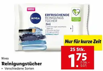 Lidl Nivea Reiningungstücher Angebot
