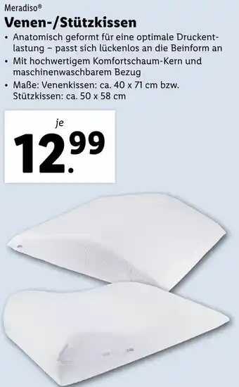 Lidl Meradiso Venen-/ Stützkissen Angebot