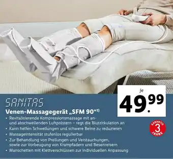 Lidl Sanitas Venen-Massagegerät SFM 90 Angebot