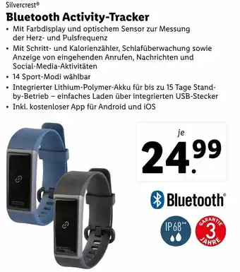 Lidl Bluetooth Activity-Tracker Angebot