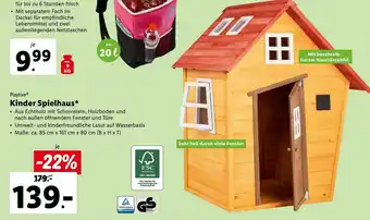 Lidl Kinder Spielhaus Angebot