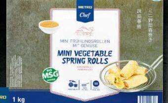 Metro Frühlingsrolle gemüse mini Angebot