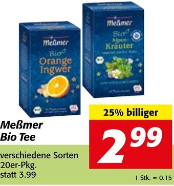 Strasser Markt Meßmer Bio Tee Angebot