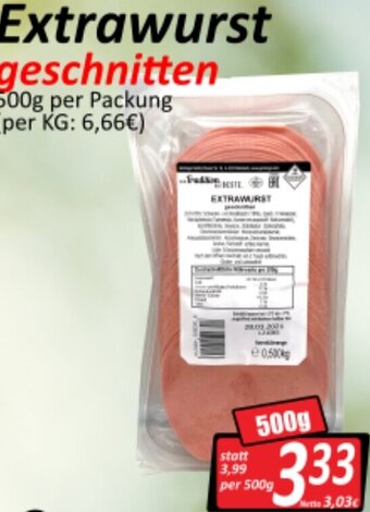 Wurstico Extrawurst 500g Angebot