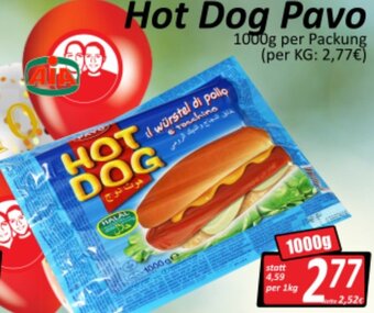Wurstico Hot Dog Pavo 1000g Angebot