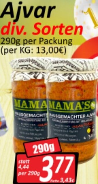 Wurstico Ajvar 290g Angebot