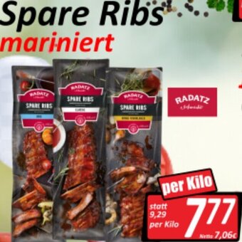 Wurstico Spare Ribs per kilo Angebot