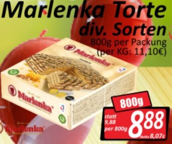 Wurstico Marlenka Torte 800g Angebot