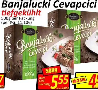 Wurstico Banjalucki Cevapcici 500g Angebot