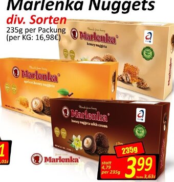 Wurstico Marlenka Nuggets 235g Angebot